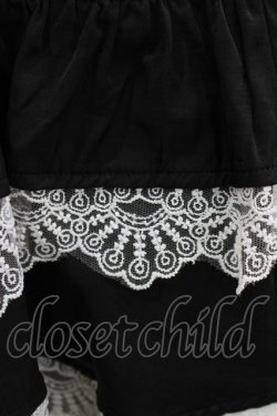 画像4: DARK IN LOVE / Black lolita white bow contrast mini skirt S-M ブラック H-25-02-23-060-PU-SK-KB-ZH