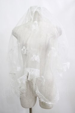 画像2: DARK IN LOVE / Women white romantic veil  ホワイト H-25-02-23-080-PU-AC-KB-ZH