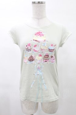 画像1: MILK / カップケーキキャンドルTee  ミント H-25-02-23-2035-ML-TO-KB-ZH