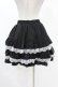 画像2: DARK IN LOVE / Black lolita white bow contrast mini skirt S-M ブラック H-25-02-24-1007-PU-SK-KB-ZH (2)