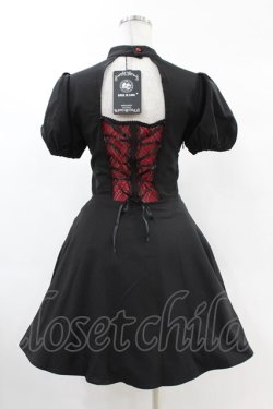 画像2: DARK IN LOVE / Gothic doll lace red in black dress XS ブラック×レッド H-25-02-24-1026-PU-OP-KB-ZH