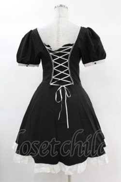 画像2: DARK IN LOVE / Magic doll black white rebel dress M ブラック×ホワイト H-25-02-24-1028-PU-OP-KB-ZH