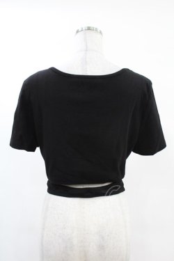 画像2: DARK IN LOVE / Punk locomotive check heart crop top XL ブラック H-25-02-24-1031-PU-TO-KB-ZH