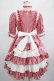 画像3: Angelic Pretty / Heart CafeワンピースSet Free レッド H-25-02-24-002-AP-OP-NS-ZH (3)