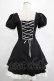 画像3: DARK IN LOVE / Magic doll black white rebel dress XS ブラック H-25-02-25-003-PU-OP-KB-ZH (3)