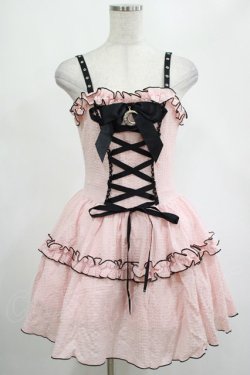 画像1: DARK IN LOVE / Pink doll moon strap dress XS ピンク H-25-02-25-032-PU-OP-KB-ZH