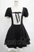 DARK IN LOVE / Magic doll black white rebel dress XS ブラック H-25-02-25-004-PU-OP-KB-ZH