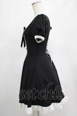 画像2: DARK IN LOVE / Magic doll black white rebel dress XS ブラック H-25-02-25-005-PU-OP-KB-ZH