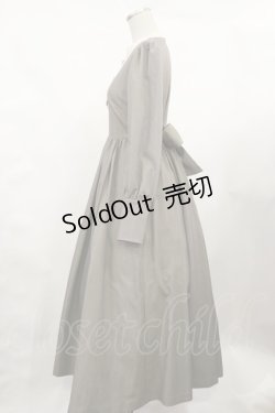 画像2: Maison de FLEUR Petite Robe canone / カノンレトロワンピース S グレー H-25-02-25-1010-EL-OP-NS-ZH