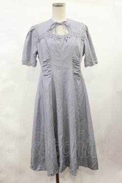 画像1: an another angelus / フロントあきコルセットワンピース Free BLUE GRAY H-25-02-25-1017-CA-OP-NS-ZH