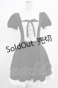 DARK IN LOVE / Magic doll black white rebel dress XS ブラック H-25-02-25-006-PU-OP-KB-OS