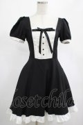 DARK IN LOVE / Magic doll black white rebel dress XS ブラック H-25-02-25-008-PU-OP-KB-ZS