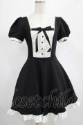 DARK IN LOVE / Magic doll black white rebel dress XS ブラック H-25-02-25-010-PU-OP-KB-ZH