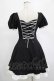 画像3: DARK IN LOVE / Magic doll black white rebel dress XS ブラック H-25-02-25-010-PU-OP-KB-ZH (3)