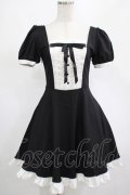 DARK IN LOVE / Magic doll black white rebel dress XS ブラック H-25-02-25-011-PU-OP-KB-ZH