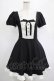 画像1: DARK IN LOVE / Magic doll black white rebel dress S ブラック H-25-02-25-012-PU-OP-KB-ZH (1)