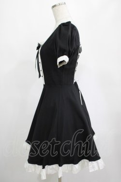 画像2: DARK IN LOVE / Magic doll black white rebel dress S ブラック H-25-02-25-013-PU-OP-KB-ZH