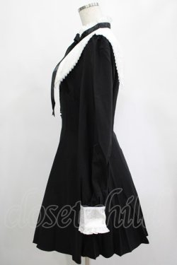 画像2: DARK IN LOVE / Gothic lolita black and white bow neck dress L ブラック H-25-02-25-016-PU-OP-KB-ZH