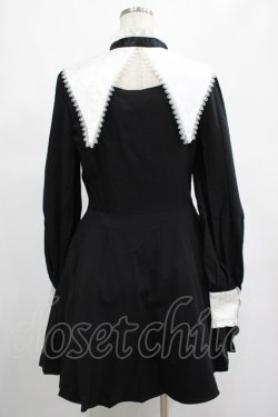 画像3: DARK IN LOVE / Gothic lolita black and white bow neck dress L ブラック H-25-02-25-016-PU-OP-KB-ZH