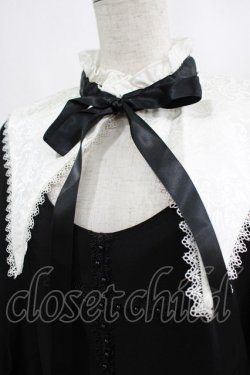 画像4: DARK IN LOVE / Gothic lolita black and white bow neck dress L ブラック H-25-02-25-016-PU-OP-KB-ZH