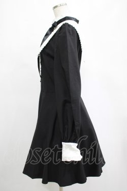 画像2: DARK IN LOVE / Gothic lolita black and white bow neck dress L ブラック H-25-02-25-017-PU-OP-KB-ZH