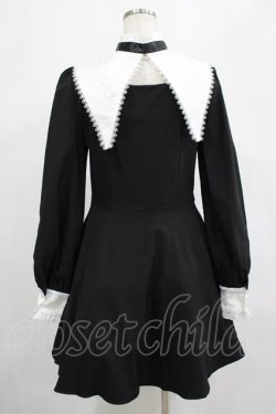 画像3: DARK IN LOVE / Gothic lolita black and white bow neck dress L ブラック H-25-02-25-017-PU-OP-KB-ZH