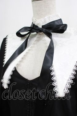 画像4: DARK IN LOVE / Gothic lolita black and white bow neck dress L ブラック H-25-02-25-017-PU-OP-KB-ZH