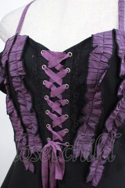 画像4: DARK IN LOVE / Harajuku purple cross sweet cool rebel dress M ブラック H-25-02-25-020-PU-OP-KB-ZH