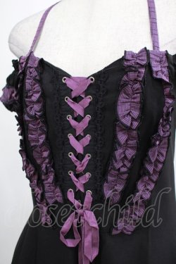 画像4: DARK IN LOVE / Harajuku purple cross sweet cool rebel dress M ブラック H-25-02-25-022-PU-OP-KB-ZH