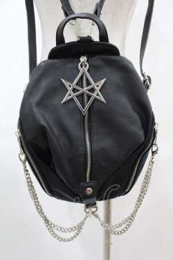 画像3: KILL STAR / Sacred Sixx backpack  ブラック H-25-02-27-1004-SL-BG-KB-ZH