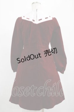 画像3: PAMEO POSE / SACRED HEART DRESS Free BORDEAUX H-25-02-28-025-GO-OP-NS-ZH