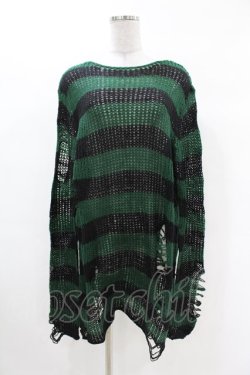 画像1: KILL STAR / Absinthe Knit Sweater S グリーン H-25-02-28-1010-SL-TO-KB-ZH