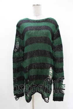 画像1: KILL STAR / Absinthe Knit Sweater S グリーン H-25-02-28-1012-SL-TO-KB-ZS