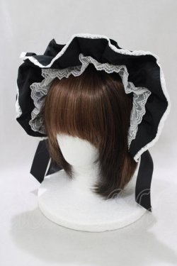 画像1: Angelic Pretty / Elegant Roseブリム付カチューシャ  ブラック H-25-02-28-074-AP-AC-NS-ZH