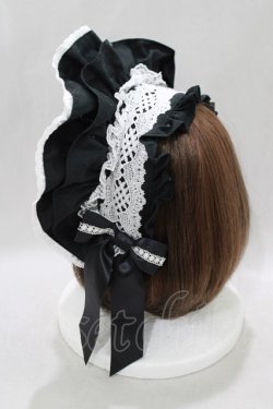 画像2: Angelic Pretty / Elegant Roseブリム付カチューシャ  ブラック H-25-02-28-074-AP-AC-NS-ZH