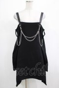 KILL STAR / Pleasure & Chain Dress S 黒 H-25-03-01-008-SL-OP-KB-ZH