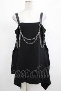 KILL STAR / Pleasure & Chain Dress S 黒 H-25-03-01-010-SL-OP-KB-ZH