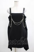 KILL STAR / Pleasure & Chain Dress S 黒 H-25-03-01-012-SL-OP-KB-ZH