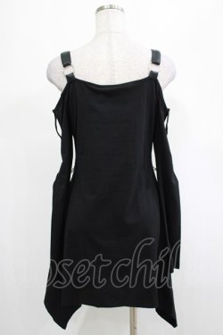 画像3: KILL STAR / Pleasure & Chain Dress S 黒 H-25-03-01-012-SL-OP-KB-ZH