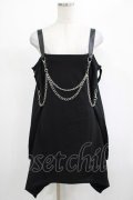 KILL STAR / Pleasure & Chain Dress S 黒 H-25-03-01-014-SL-OP-KB-ZH