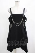 KILL STAR / Pleasure & Chain Dress S 黒 H-25-03-01-018-SL-OP-KB-ZH