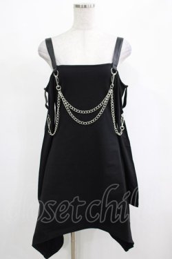 画像1: KILL STAR / Pleasure & Chain Dress S 黒 H-25-03-01-020-SL-OP-KB-ZH