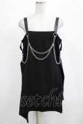 KILL STAR / Pleasure & Chain Dress S 黒 H-25-03-01-022-SL-OP-KB-ZH