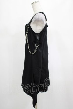 画像2: KILL STAR / Pleasure & Chain Dress M ブラック H-25-03-01-026-SL-OP-KB-ZH