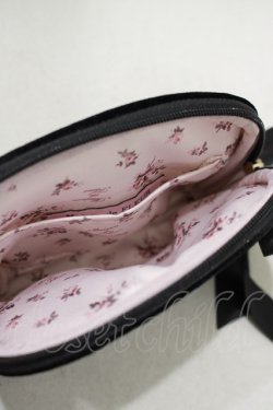 画像3: Maison de FLEUR / ベロアレースティッシュケース  ブラック H-25-03-03-059-LO-ZA-NS-ZH