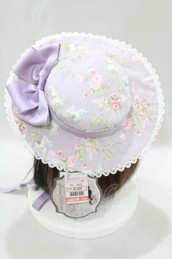 画像2: Kurumi Collaboration / 花柄ヘッドドレス  ラベンダー H-25-03-03-078-GO-AC-NS-ZH