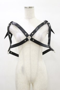 画像1: KILL STAR / Totally Bats Harness 3XL-4XL 黒 H-25-03-05-1046-SL-ZA-KB-ZH