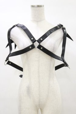 画像1: KILL STAR / Totally Bats Harness 3XL-4XL 黒 H-25-03-05-1055-SL-ZA-KB-ZH