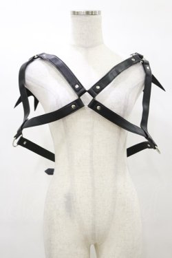 画像1: KILL STAR / Totally Bats Harness 3XL-4XL 黒 H-25-03-05-1057-SL-ZA-KB-ZH