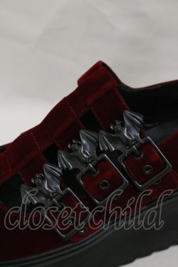 画像4: KILL STAR / Scarlet Mary Janes UK5(約24.0cm) ボルドー H-25-03-05-1004-SL-SH-KB-ZH